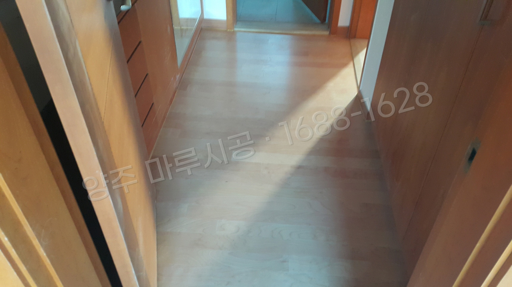 덕정동 바닥공사 마루시공업체 시공 후