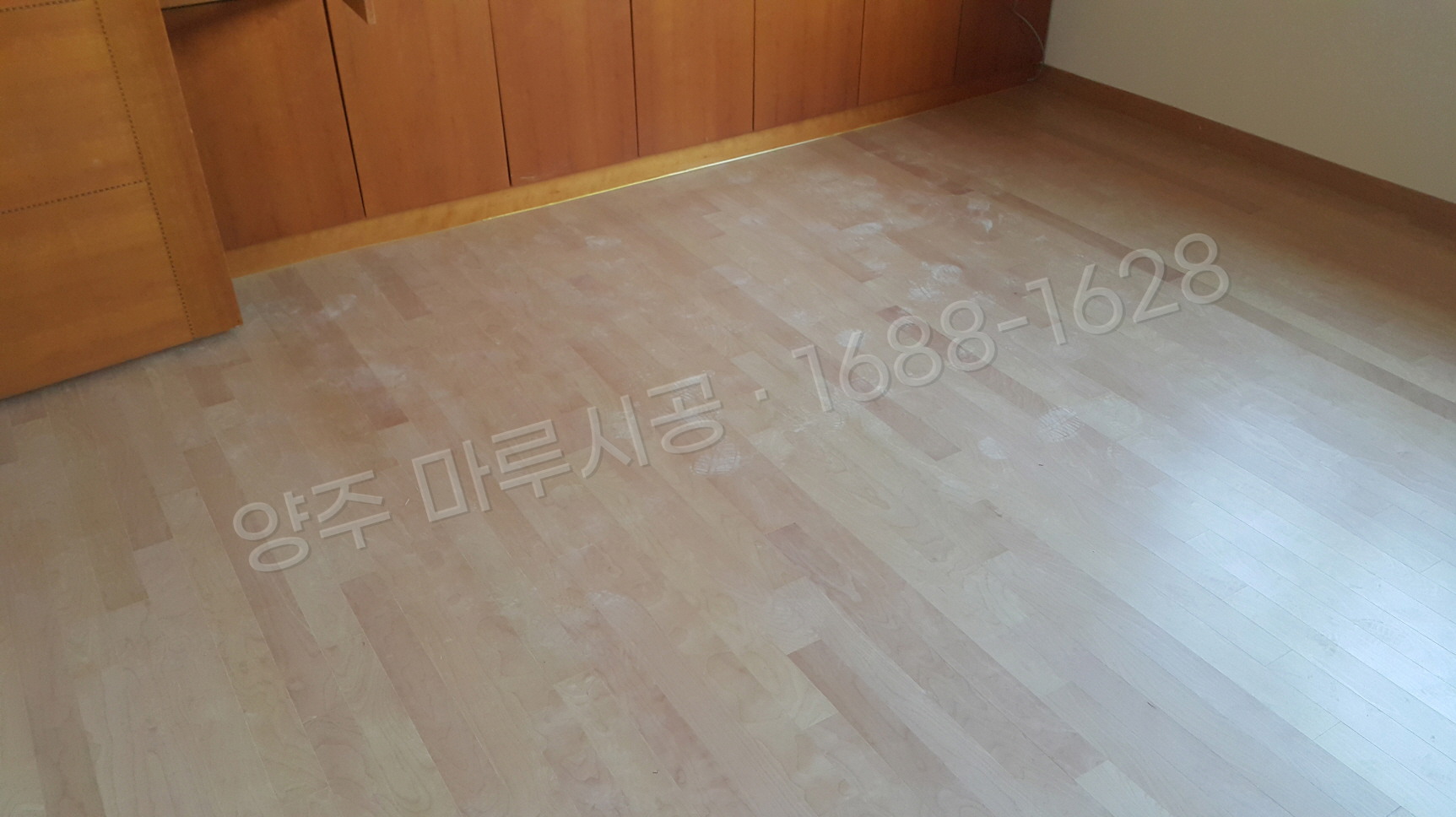 덕정동 바닥공사 마루시공업체 시공 후