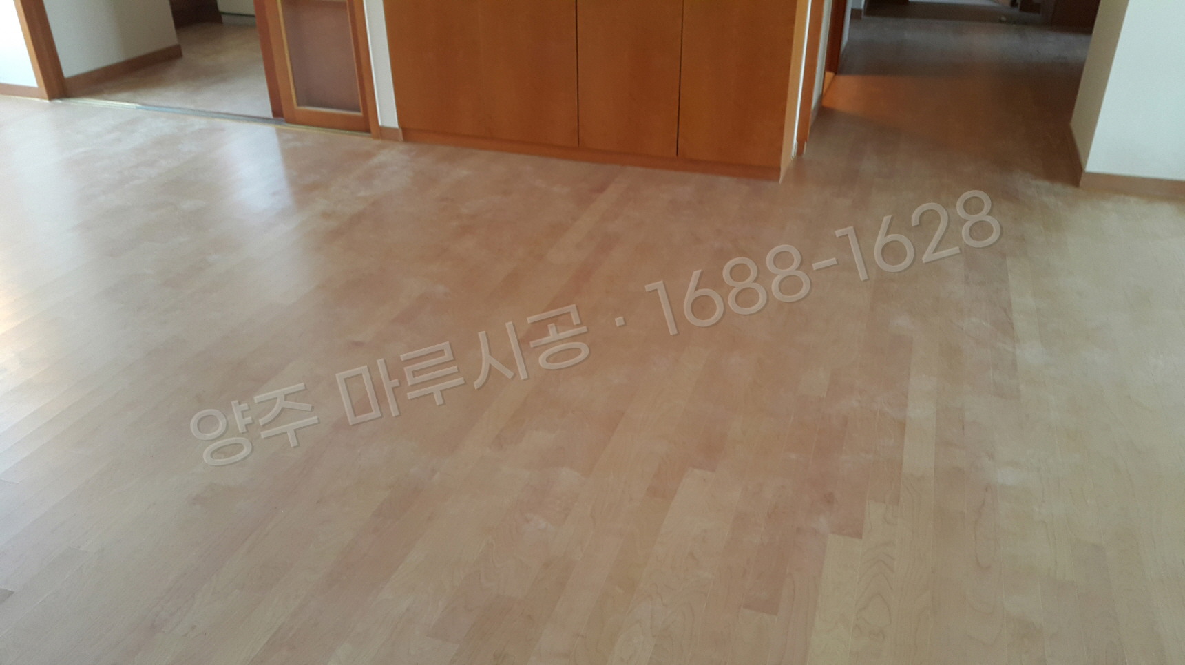 덕정동 바닥공사 마루시공업체 시공 후
